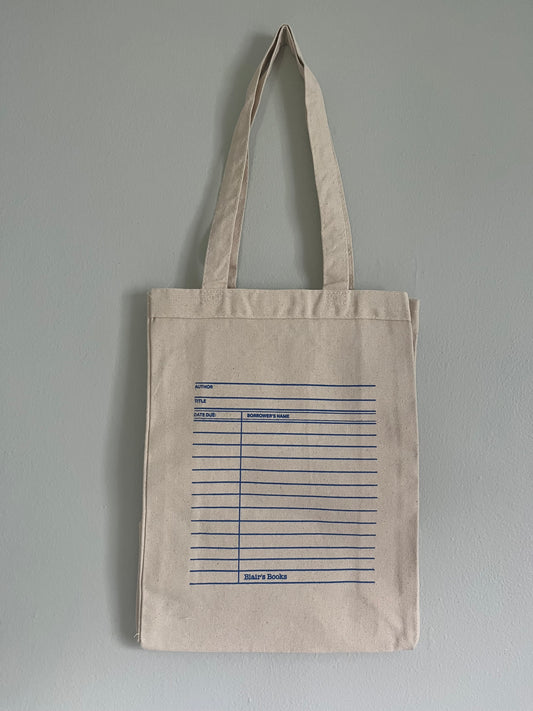 Library Card Tote Bag